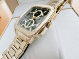  Shop Authentic Fossil Inscription Multifunction Black Dial Gold Steel Strap Watch for Men - BQ2656 - Luxxuri