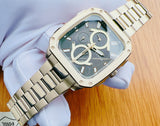  Shop Authentic Fossil Inscription Multifunction Black Dial Gold Steel Strap Watch for Men - BQ2656 - Luxxuri