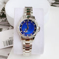  Shop Authentic Bulova Crystal Collection Blue Mother of Pearl Dial Silver Steel Strap Watch for Women - 96L238 - Luxxuri