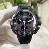  Shop Authentic Tissot T Race Cycling Chronograph Black Dial Black Rubber Strap Watch For Men - T111.417.37.441.03 - Luxxuri
