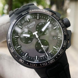  Shop Authentic Tissot T Race Cycling Chronograph Black Dial Black Rubber Strap Watch For Men - T111.417.37.441.03 - Luxxuri