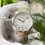  Shop Authentic Tissot T Classic T One Automatic Silver Dial Two Tone Steel Strap Watch For Men - T038.430.22.037.00 - Luxxuri