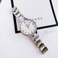  Shop Authentic Bulova Crystal Collection Mother of Pearl Dial Silver Steel Strap Watch for Women - 96L263 - Luxxuri