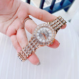  Shop Authentic Bulova Phantom White Dial with Swarovski Baguettes Rose Gold Steel Strap Watch for Women - 98L268 - Luxxuri