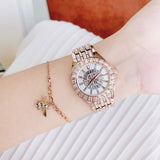  Shop Authentic Bulova Phantom White Dial with Swarovski Baguettes Rose Gold Steel Strap Watch for Women - 98L268 - Luxxuri