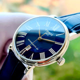  Shop Authentic Tissot Carson Premium Powermatic 80 Blue Dial Blue Leather Strap Watch For Men - T122.407.16.043.00 - Luxxuri