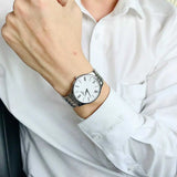  Shop Authentic Tissot T Classic Tradition 5.5 White Dial Watch For Men - T063.409.11.018.00 - Luxxuri