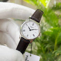  Shop Authentic Tissot Tradition 5.5 Lady Silver Dial Brown Leather Strap Watch for Women - T063.009.16.018.00 - Luxxuri