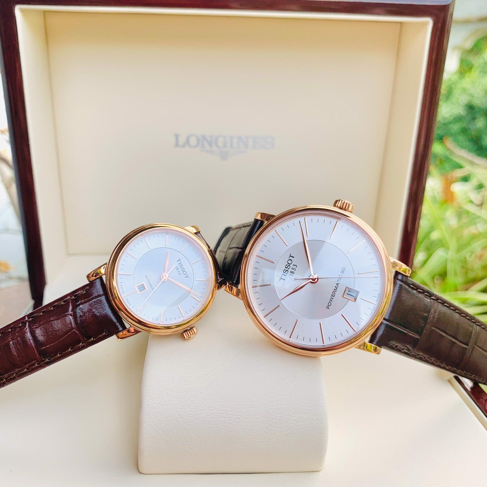  Shop Authentic Tissot T Classic Carson Premium White Dial Brown Leather Strap Watch for Women - T122.207.36.031.00 - Luxxuri