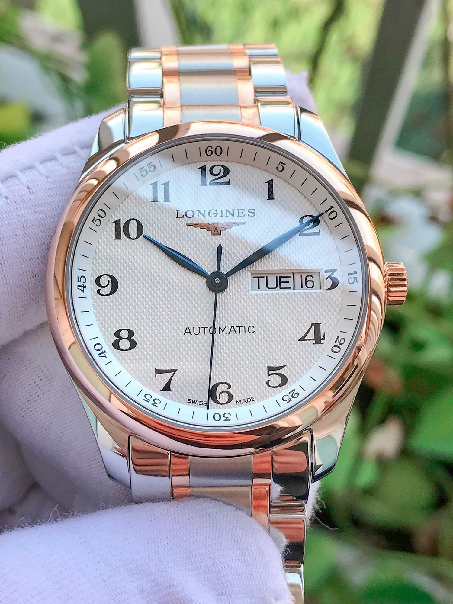  Shop Authentic Longines Master Collection Automatic 38.5mm Silver Dial Two Tone Steel Strap Watch for Men - L2.755.5.79.7 - Luxxuri