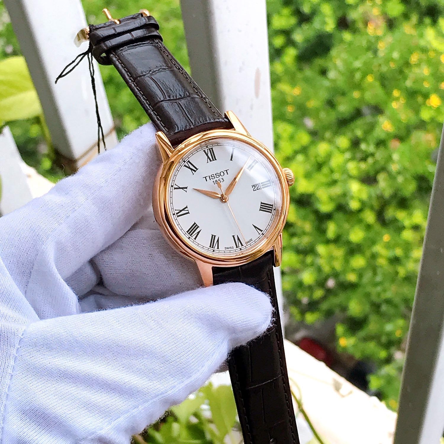  Shop Authentic Tissot T Classic Carson White Dial Brown Leather Strap Watch For Men - T085.410.36.013.00 - Luxxuri