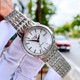  Shop Authentic Tissot T Classic Carson Automatic White Dial Silver Steel Strap Watch For Women - T085.207.11.011.00 - Luxxuri