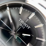  Shop Authentic Tissot Gentleman Powermatic 80 Silicium Black Dial Silver Steel Strap Watch For Men - T127.407.11.061.01 - Luxxuri