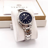  Shop Authentic Versace Hellenyium Black Dial Silver Steel Strap Watch for Women - V12020015 - Luxxuri