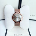  Shop Authentic Gucci Interlocking G Quartz Brown Dial Brown Steel Strap Watch for Women -  YA133317 - Luxxuri