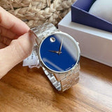  Shop Authentic Movado Museum Classic Blue Dial Silver Steel Strap Watch for Men - 0607212 - Luxxuri