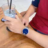  Shop Authentic Movado Museum Classic Blue Dial Silver Steel Strap Watch for Men - 0607212 - Luxxuri