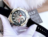  Shop Authentic Guess Third Grear Multi Function Black Dial Black Rubber Strap Watch for Men- GW0334G1 - Luxxuri