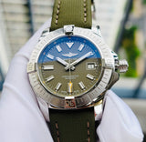  Shop Authentic Breitling Avenger Automatic GMT 43 Green Dial Green Nylon Strap Watch for Men - A17318101L1X1 - Luxxuri