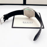  Shop Authentic Gucci G-Timeless Moonphase Black Dial Black Leather Strap Watch For Men - YA126327 - Luxxuri
