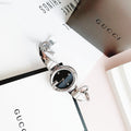  Shop Authentic Gucci Guccissima Black Dial Silver Steel Strap Watch For Women - YA134301 - Luxxuri
