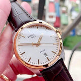  Shop Authentic Tissot T Classic PR 100 Quartz White Dial Brown Leather Strap Watch for Men - T101.410.26.031.00 - Luxxuri