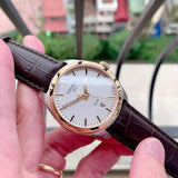  Shop Authentic Tissot T Classic PR 100 Quartz White Dial Brown Leather Strap Watch for Men - T101.410.26.031.00 - Luxxuri
