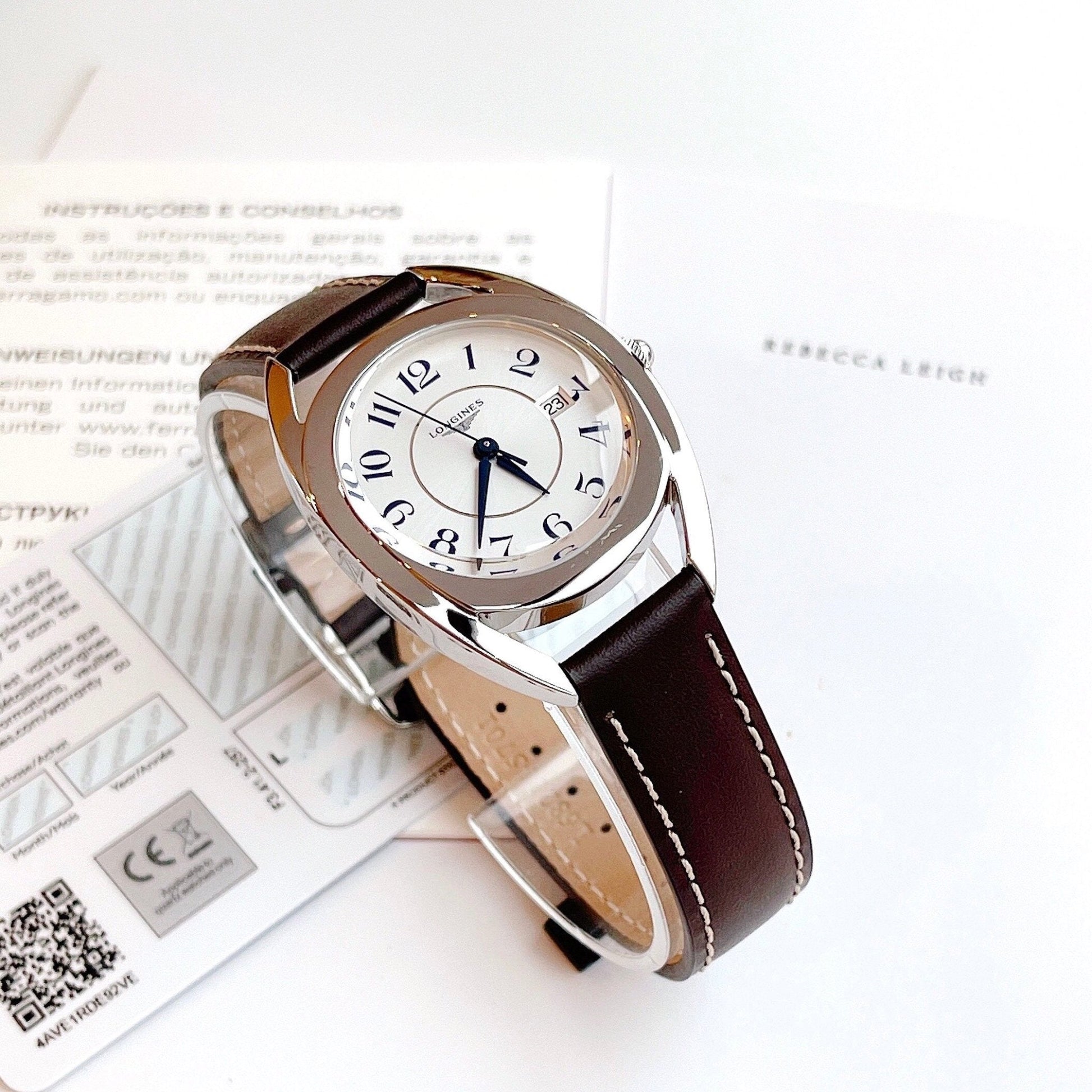  Shop Authentic Longines Equestrian Silver Dial Watch for Women - L6.136.4.73.2 - Luxxuri