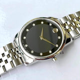  Shop Authentic Movado Museum Classic Black Dial Silver Steel Strap Watch For Women - 0606858 - Luxxuri