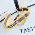  Shop Authentic Gucci G Timeless Quartz Yellow & Purple Dial Yellow & Purple NATO Strap Watch For Men - YA1264069 - Luxxuri