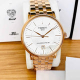  Shop Authentic Tissot T Classic Carson Premium Automatic White Dial Rose Gold Steel Strap Watch for Men - T122.407.33.031.00 - Luxxuri