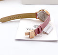  Shop Authentic Versace Virtus Quartz Grey Dial Pink Leather Strap Watch for Women - VEHC00319 - Luxxuri