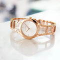  Shop Authentic Calvin Klein Class White Dial Rose Gold Steel Strap Watch for Women - K6R23626 - Luxxuri