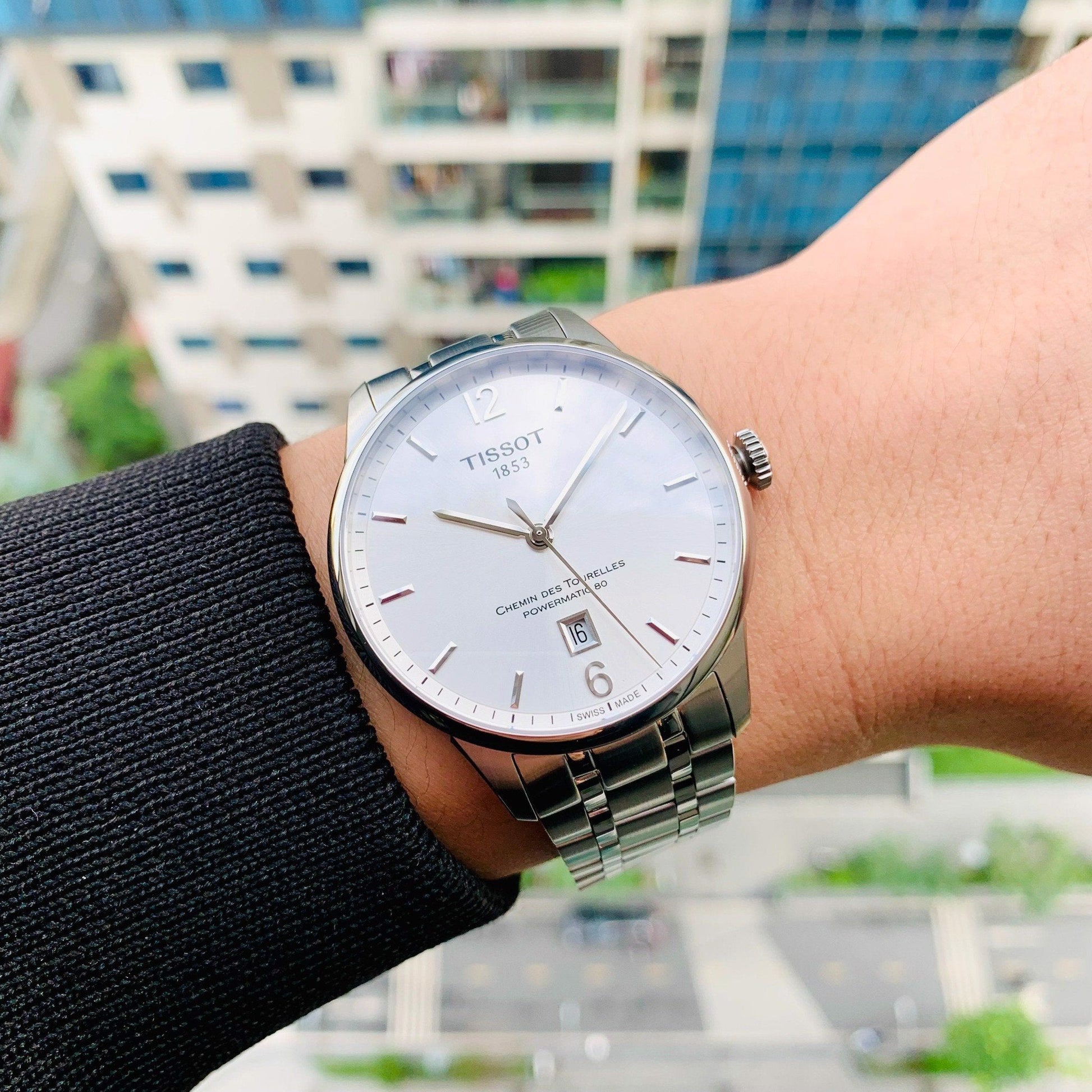  Shop Authentic Tissot Chemin Des Tourelles Powermatic 80 Silver Dial Silver Steel Strap Watch For Men - T099.407.11.037.00 - Luxxuri