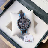  Shop Authentic Tissot T Race Cycling Chronograph Black Dial Two Tone Rubber Strap Watch For Men - T111.417.37.441.05 - Luxxuri