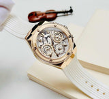  Shop Authentic Guess Athena White Dial White Rubber Strap Watch for Women - GW0409L2 - Luxxuri