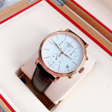  Shop Authentic Tissot Carson Premium Chronograph White Dial Brown Leather Strap Watch For Men - T122.417.36.011.00 - Luxxuri