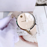  Shop Authentic Movado 70th Anniversary Limited Edition White Dial White Leather Strap Watch For Women - 0607138 - Luxxuri
