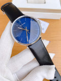  Shop Authentic Calvin Klein High Noon Quartz Blue Dial Black Leather Strap Watch for Men - K8M211CN - Luxxuri