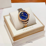  Shop Authentic Versace Hellenyium Blue Dial Two Tone Steel Strap Watch for Women - V12060017 - Luxxuri