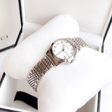  Shop Authentic Gucci G Timeless Silver Dial Silver Steel Strap Watch For Women - YA126501 - Luxxuri