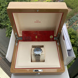  Shop Authentic Omega De Ville Prestige Co-Axial Blue Dial Silver Steel Strap Watch for Men - 424.10.40.20.03.002 - Luxxuri
