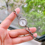  Shop Authentic Bulova Analog Crystals Mother of Pearl Dial Silver Steel Strap Watch for Women - 98X109 - Luxxuri