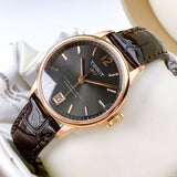  Shop Authentic Tissot T Classic Chemin Des Tourelles Powermatic 80 Brown Dial Brown Leather Strap Watch for Men - T099.407.36.447.00 - Luxxuri