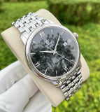  Shop Authentic Omega De Ville Prestige Co-Axial Black Dial Silver Steel Strap Watch for Men - 424.10.40.20.01.001 - Luxxuri