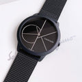  Shop Authentic Calvin Klein Minimal Black Dial Black Mesh Bracelet Watch for Men - K3M5145X - Luxxuri