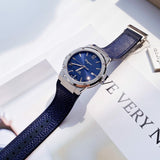  Shop Authentic Salvatore Ferragamo F-80 Classic Blue Dial Blue Leather Strap Watch for Men - SFDT00719 - Luxxuri