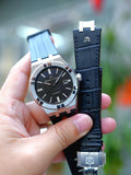  Shop Authentic Maurice Lacroix Aikon Automatic Chronograph Black Dial Black Leather Strap Watch for Men - AI1808-SS000-330-2 - Luxxuri
