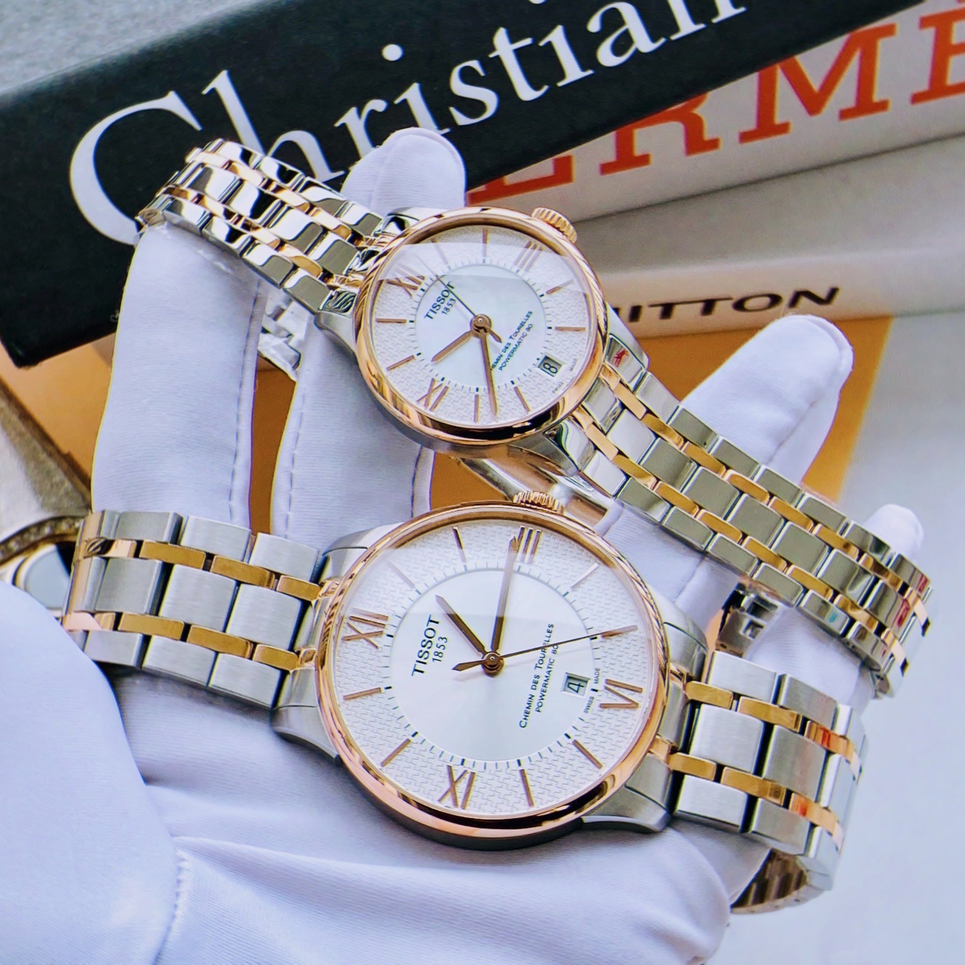  Shop Authentic Tissot Chemin des Tourelles Powermatic 80 Helvetic Pride Silver Dial Two Tone Steel Strap Watch for Men - T099.407.22.038.01 - Luxxuri