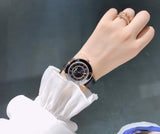  Shop Authentic Swarovski Octea Lux Black Dial Black Leather Strap Watch for Women - 5414410 - Luxxuri